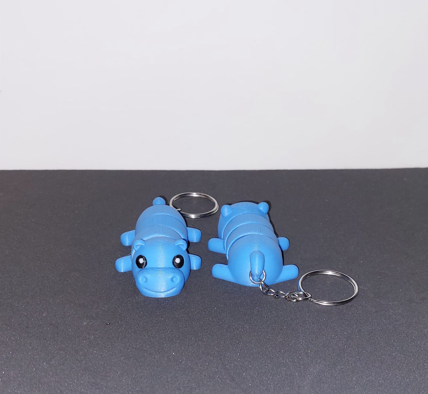 3D‑Printed Hippopotamus Keychain 🦛✨