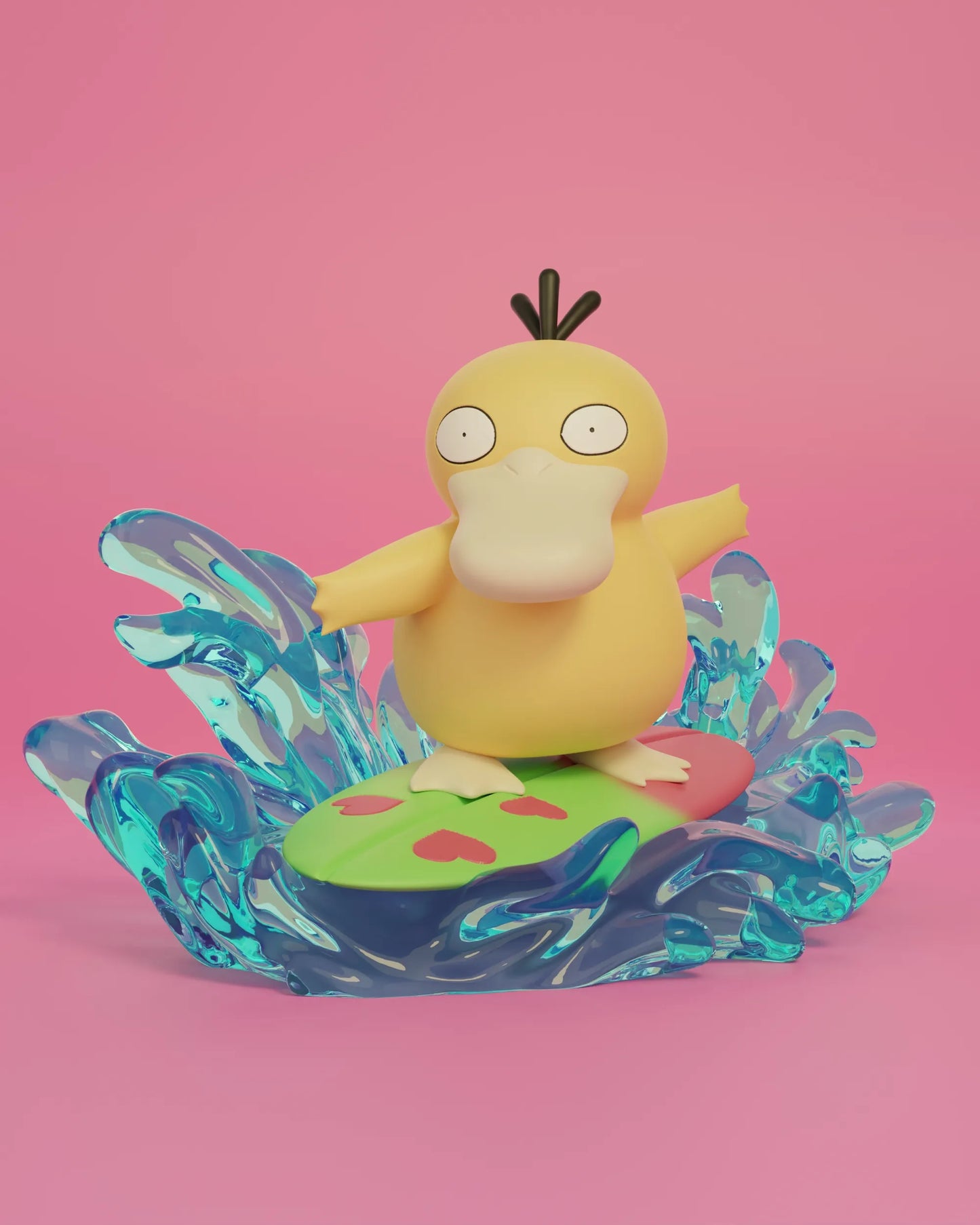 Psyduck Surfer – Build & Paint Action Figure