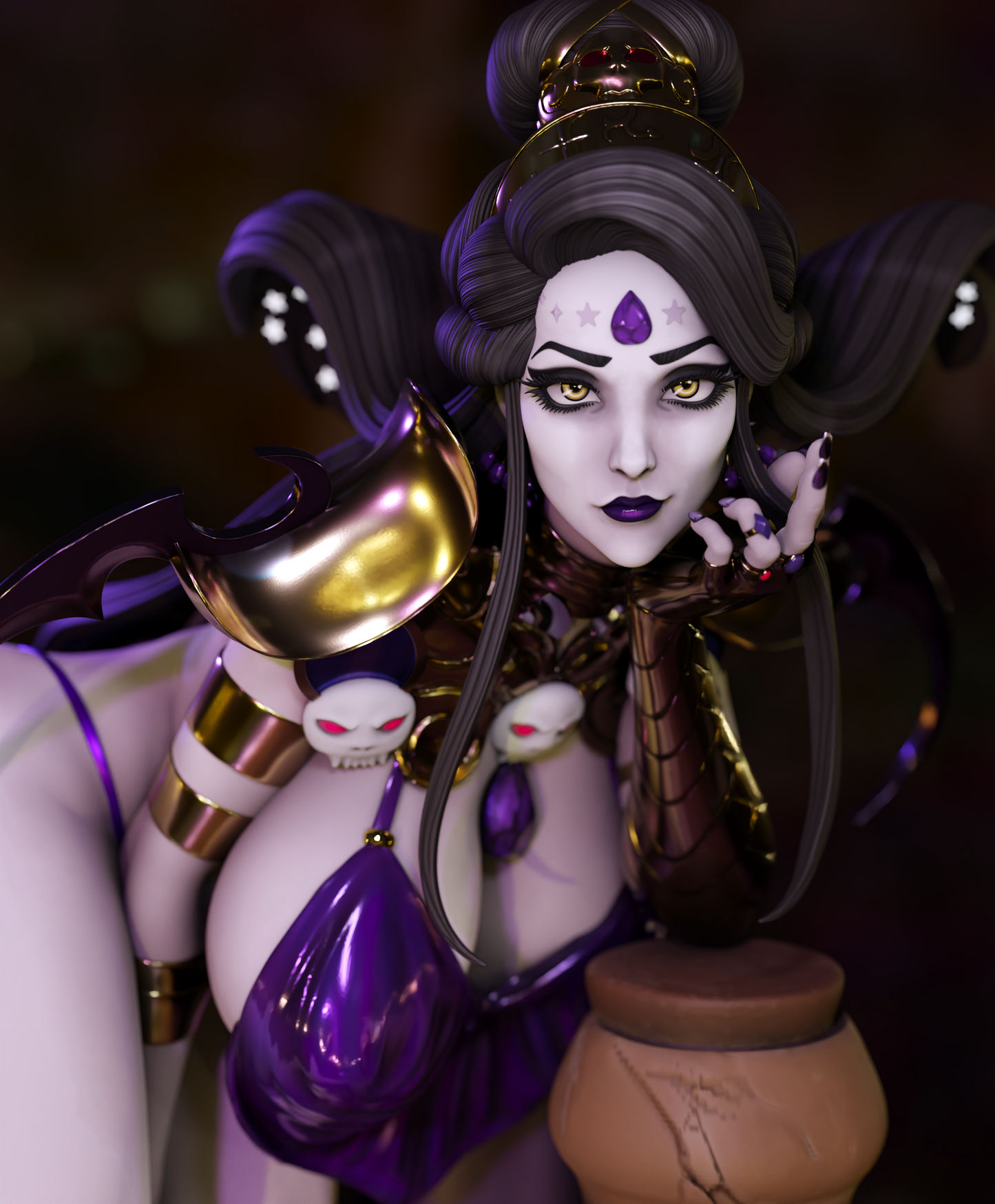 ๐ Dark Temptress โ Limited Paintable Edition