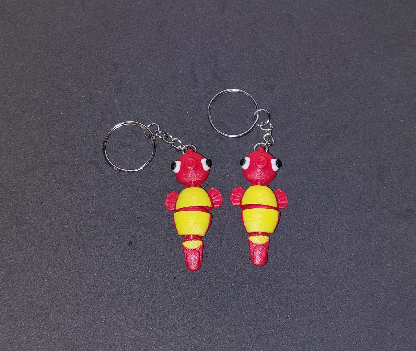 Seahorse Keychain 🐚🧜‍♀️ – 3D Printed Ocean Magic!