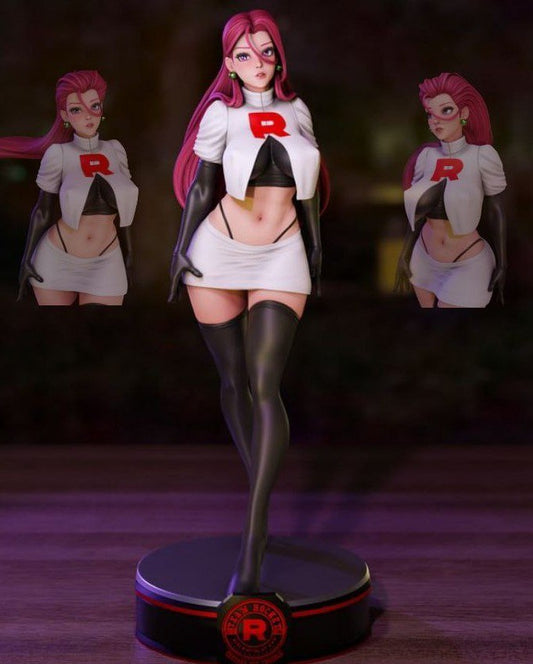 Assemble & Paint Action Figure – Team Rocket Agent R 🚀